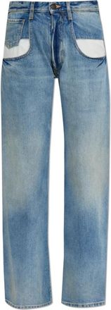 Maison Margiela Straight-leg Jeans - Dames - Regular Fit Jeans - Blauw - W29 - Katoen - Jeans