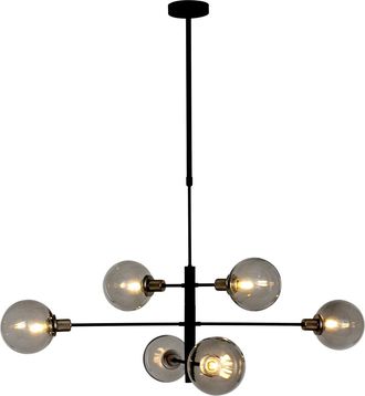 Steinhauer L&aacute;mpara Colgante - Constellation - Negro - Vidrio - Steinhauer