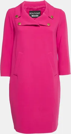 Moschino Boutique Moschino Pink Crepe Mini Dress