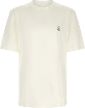 Brunello Cucinelli Hombre, Camisetas, Blanco, Talla: XL