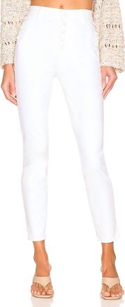 Paige Emmie Ankle Jean In Crisp White