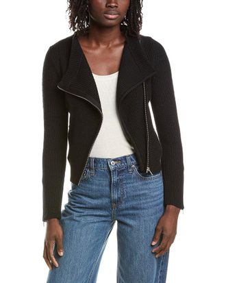 Isla Naya Ribbed Biker Jacket