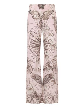 Philipp Plein Straight Cut Jeans Butterfly Tattoo