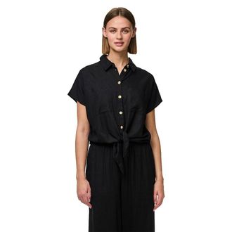 Pieces Female Short-Sleeved Shirt PCPIA, Black, M