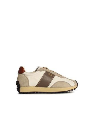 スニーカー Hogan H681' Beige Leather Sneakers Sneakers Hogan H681 BEIGE for Woman HXW6810FP50LE941MC210