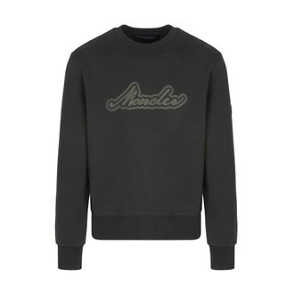 Moncler Chest Logo Sweatshirt - male - Moncler - Sweatshirts - Black - 2XL - Sweatshirts & Hoodies