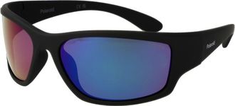 Polaroid Zwarte Plastic Zonnebril