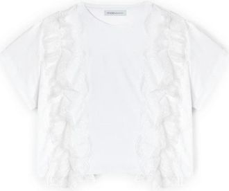 Motivi T-Shirts - Dames - Blouses - Wit - XS - Katoen - Overhemden