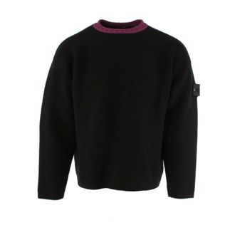 Stone Island Hombre, Jerseys, Negro, Talla: S