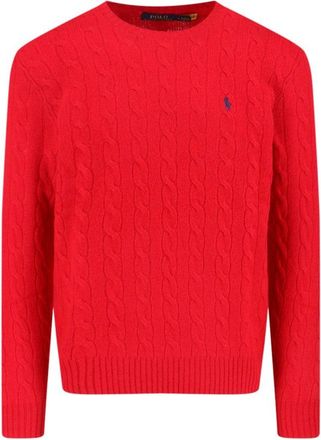 Polo Ralph Lauren Cable-Knit Sweater With Classic Crew Neckline And Vibrant Finish