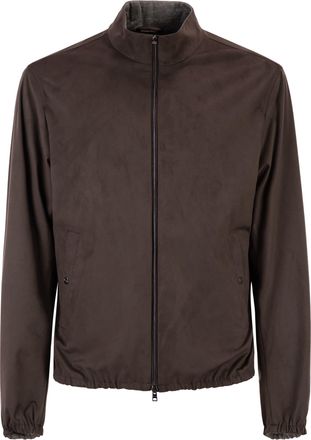 Herno Suede Microfibre Jacket