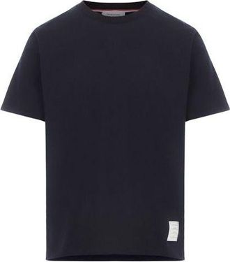 Thom Browne Short Sleeve T-Shirt Navy MJS067A-00042-415