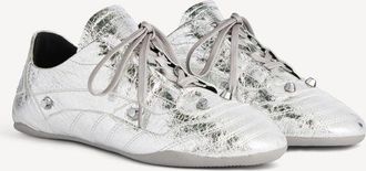 Balenciaga Basket Bal Sneaker - Silver