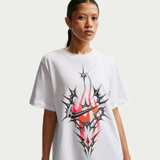 Nike Womens Nike Sportswear T-Shirt in White | IR4737-100