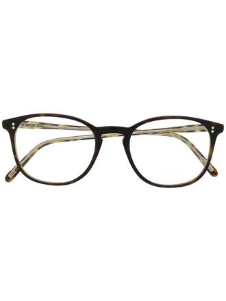 Oliver Peoples Occhiali tondi - Marrone