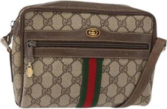 Gucci Pre-owned Plastic Cross Body Bag - Dames - Vintage Schoudertas - Beige - ONE Size - Vintage