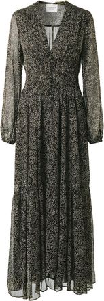 Isabel Marant Briane Printed Chiffon Maxi Dress