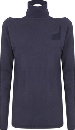 Semicouture Blanche Turtleneck Trui - Dames - Coltruien - Zwart - S - Truien & Vesten