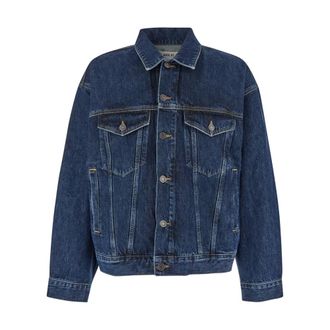 A Gold E Jassen, Heren, Blauw, S, Stefano Jean Jacket in Pendulum