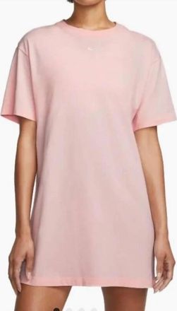 Nike Sportswear Essential Dress In Pink