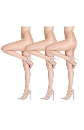 Lechery 7-Pack Glossy Sheer Festival Tights in Natural at Nordstrom, Size Small