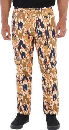 Roberto Cavalli Mens Geometric Python Print Jeans, Waist Size 29