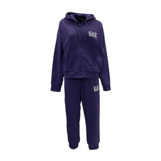 Emporio Armani Training Sets, female, Purple, Size: XS Playsuit