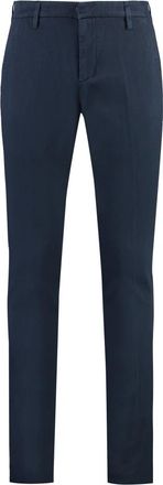 Dondup Gaubert Slim-fit Broek - Heren - Slim Fit Broeken - Blauw - W38 - Katoen - Broeken
