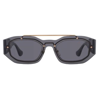 Versace Dark Grey Geometric Unisex Sunglasses VE2235 100287 51