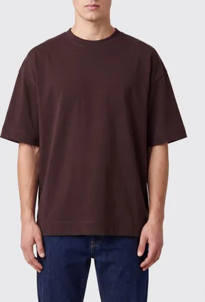 Dries Van Noten T-shirt relaxed fit in cotone con girocollo e spalle cadute