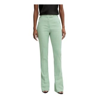 Pinko Pinko, Broeken, Dames, Groen, XS, Katoen, Kostuumbroek