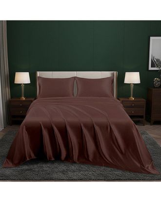 Luxury Home Satin Bed Sheet Set Ultra Soft