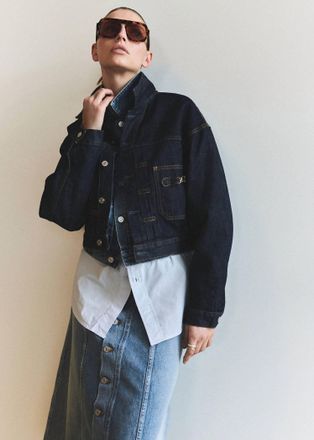 Citizens Of Humanity Alma Jacket With Horsebit In Blue