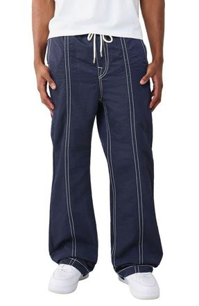 True Religion Vinny Nylon Track Pants in Indigo Blue at Nordstrom, Size 34