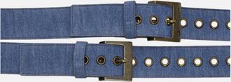 Diesel Mens DIESEL SOBELT 1 Mens Belts Genuine Leather Denim - Blue - Size: 100 cm