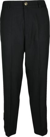 Versace Jeans Couture Suit Broeken - Heren - Nette broeken - Zwart - XL - Polyester - Broeken