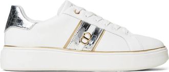 Twin-Set Sneakers Oval T in pelle - Bianco