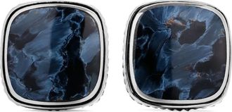 David Yurman Gemelli Exotic Stone in argento sterling con pietersite (17mm)