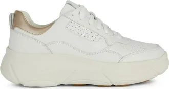 Geox Witte Nebula 2.0 Sneakers Vrouwen - Dames - Sneakers - Wit - 40 EU - Leer - Schoenen