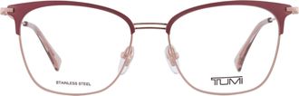 Tumi Demo Square Ladies Eyeglasses VTU518 0W46 53