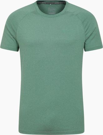 Mountain Warehouse Mens Mountain Warehouse Mens Agra Melange T-Shirt - Green - Size: 36