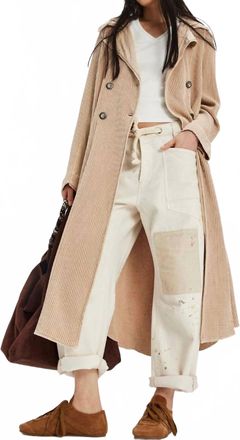 Free People One Landon Jacket In Sand