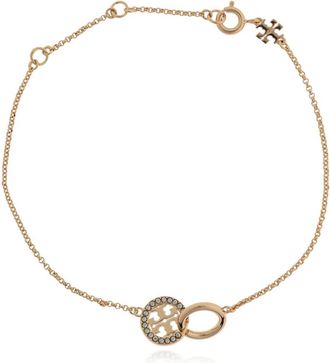 Tory Burch Logo Armband - Dames - Armbanden - Geel - ONE Size - Accessoires