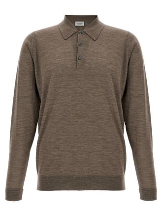 John Smedley Brown Dorset Solid Sweater