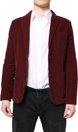 Gianfranco Ferre Corduroy Regular Fit Men Coat Blazer Mens Jacket