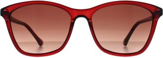 Ted Baker Square Womens Burgundy Brown TB1440 Tari - Red - One Size