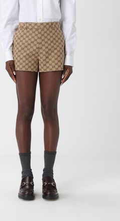 Gucci Pantaloncino Gucci in misto cotone con motivo GG