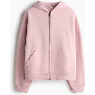 H&M Hooded Jacket in Light Pink at Nordstrom, Size Xx-Large