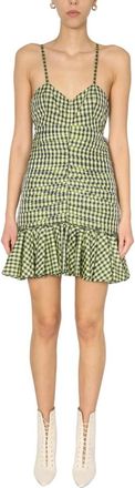 Philosophy di Lorenzo Serafini Mini Vichy Taffett&agrave; Jurk - Dames - Korte kleedjes - Veelkleurig - S - Polyester - Kleedjes
