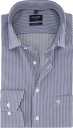 Olymp Olymp, Heren, Overhemden, Blauw, Maat: 2XL Katoen